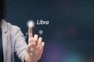 Libra horoscope symbol. photo