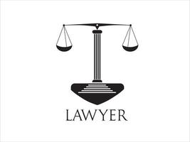 logotipo de abogado abogado vector