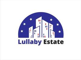 Lullaby Estate Building Property Logo vector