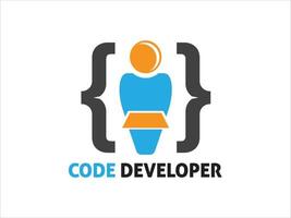 Code Web Developer Logo vector