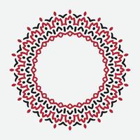 round or circular decorative pattern for design framework and banner. circle frame. classic frame. retro or vintage frame vector