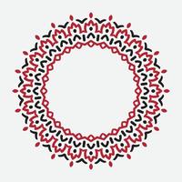 round or circular decorative pattern for design framework and banner. circle frame. classic frame. retro or vintage frame vector