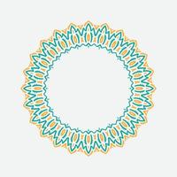 round or circular decorative pattern for design framework and banner. circle frame. classic frame. retro or vintage frame vector