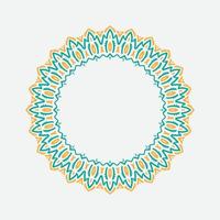 round or circular decorative pattern for design framework and banner. circle frame. classic frame. retro or vintage frame vector