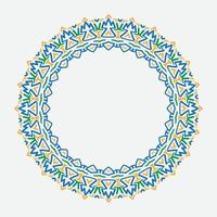 round or circular decorative pattern for design framework and banner. circle frame. classic frame. retro or vintage frame vector