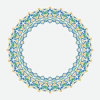 round or circular decorative pattern for design framework and banner. circle frame. classic frame. retro or vintage frame vector