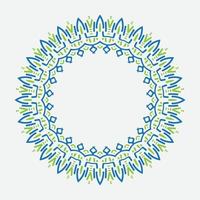 round or circular decorative pattern for design framework and banner. circle frame. classic frame. retro or vintage frame vector