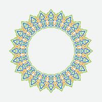 round or circular decorative pattern for design framework and banner. circle frame. classic frame. retro or vintage frame vector