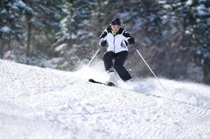 winer mujer esquí foto