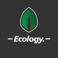 ecología logo vector