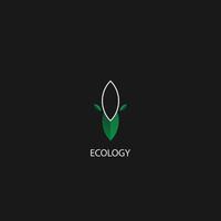 ecología logo vector