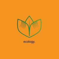 ecología logo vector