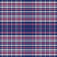 Tartan or plaid night color pattern. vector