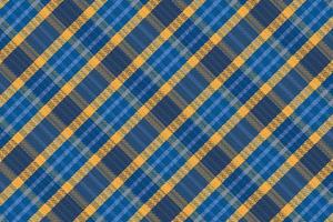 Tartan or plaid night color pattern. vector