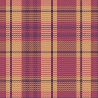 Tartan or plaid halloween color pattern. vector