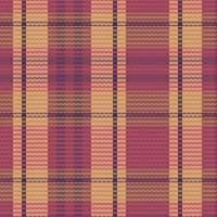 Tartan or plaid halloween color pattern. vector