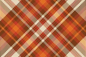 Tartan or plaid halloween color pattern. vector