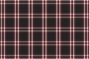 Tartan or plaid halloween color pattern. vector