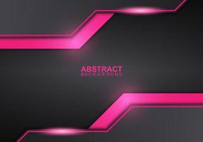 Abstract black and pink modern overlapping layer background. Vector illustration.