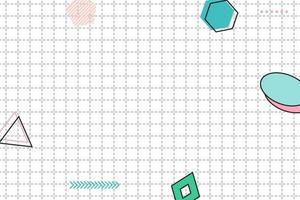 flat dashed grid geometric memphis background vector