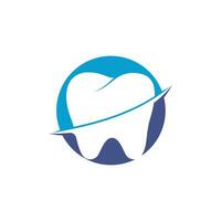 plantilla de logotipo de vector de diente para odontología o clínica dental y productos de salud.