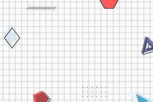 fondo de memphis geométrico de cuadrícula discontinua plana vector