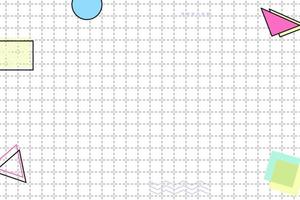 fondo de memphis geométrico de cuadrícula discontinua plana vector