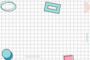 flat dashed grid geometric memphis background vector