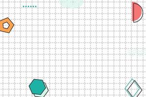 flat dashed grid geometric memphis background vector