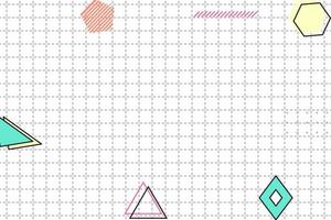 flat dashed grid geometric memphis background vector