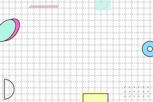 fondo de memphis geométrico de cuadrícula discontinua plana vector