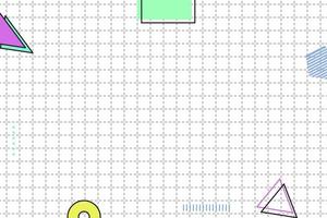 fondo de memphis geométrico de cuadrícula discontinua plana vector