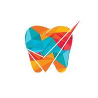 Dental Check vector logo design template. Health Dental logo design vector.