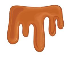 caramel icon realistic vector