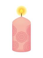 diwali candle light vector