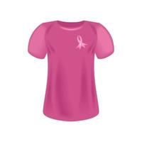breast cancer tshirt vector