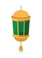 arabic culture lantern vector
