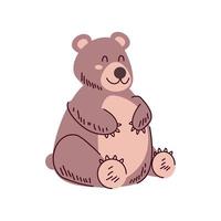 cute bear animal vector