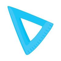 school triangle ruler vector