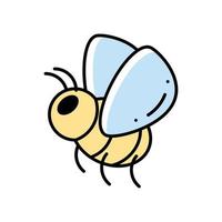 icono de insecto abeja vector