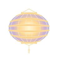 asian tradition lamp vector