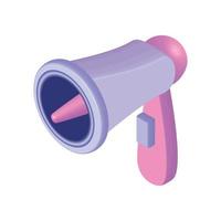 isometric loudspeaker icon vector