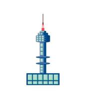 torre namsan en corea vector