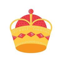 monarch gold crown vector