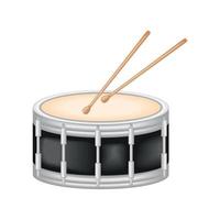 realistic drum instrument vector