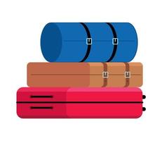 stack of baggage vector