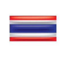 bandera de tailandia vector