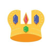 big gold crown vector