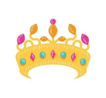 crown luxury icon vector