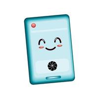 smile phone happy vector